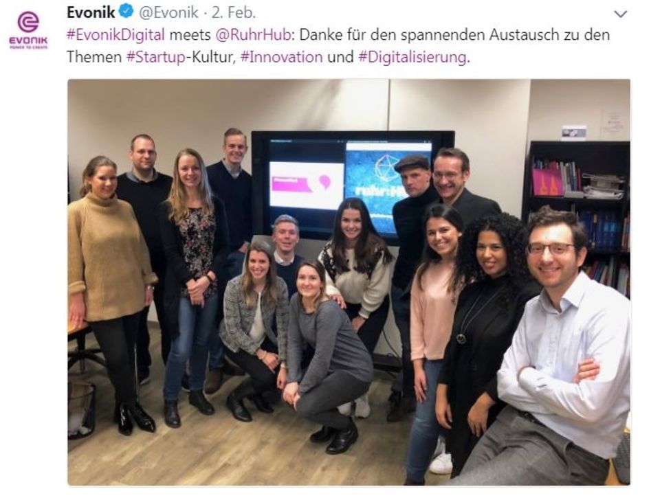 Evonik Digital meets Ruhr:Hub